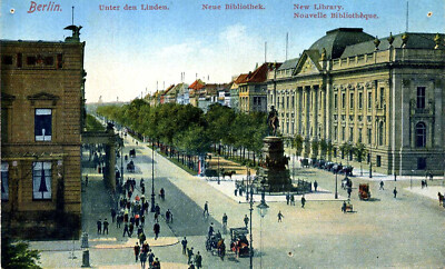 Postkarte Berlin - Unter den Linden, 20ziger Jahre ,ungelaufen