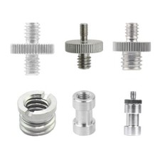 Durable Male Female Screw Adapter 1/4 3/8" Mount Set Thread Screw Camera Adapter