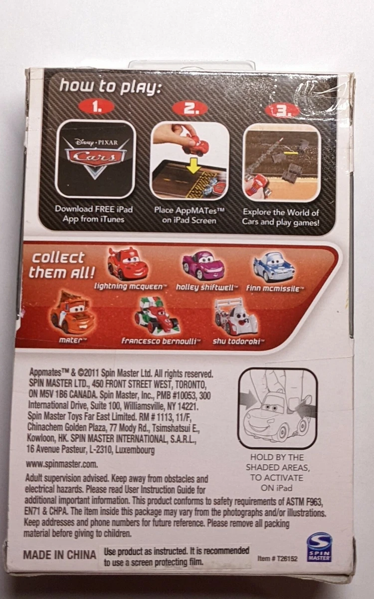 Pixar Cars 2 Lightning McQueen Toy Car For IPad 2 App NEW | EBay