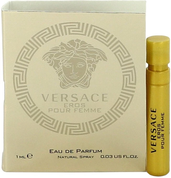 1 Vial Sample VERSACE EROS POUR FEMME for Women 0.03 oz 1 ml Eau de Parfum  Spray | eBay