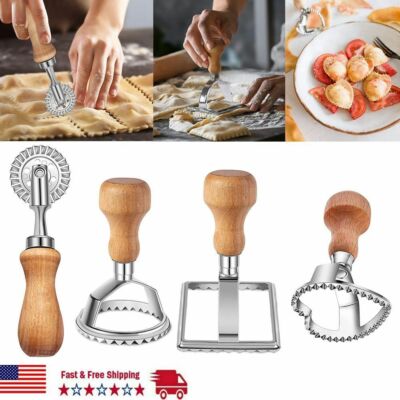 Italian Ravioli Cutter Set Pasta Press Kitchen Attachment Kit Ravioli ...