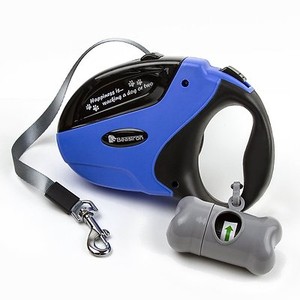 kong retractable leash with waste bag