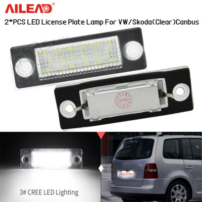 Led Kennzeichenbeleuchtung für VW T5 T6 Touran Passat 3B 3C B6 Caddy Golf Skoda