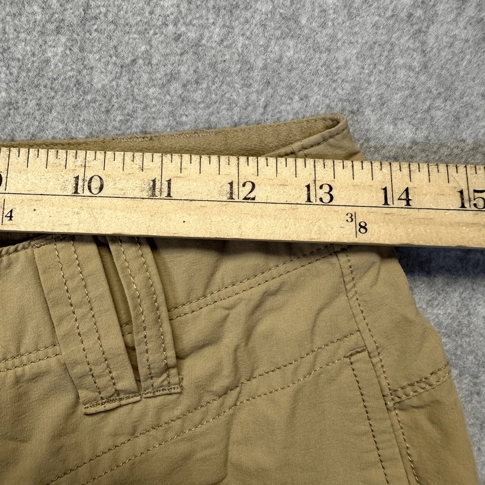 Marmot Women’s Size 4 Cargo Active Hiking Shorts Tan Khaki Outdoor Nylon - Image 4 of 4