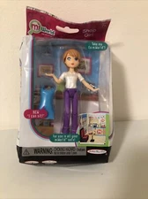 New 2014 Jakks Pacific miWorld Jointed Shop Girl Figure