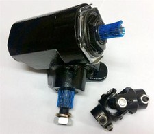 Black Ford T-bucket Style Reversed Corvair Steering Box 201 Ratio W U Joint