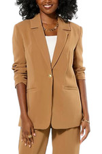 G by Giuliana Women's Beauty Bio Blazer Sachet Toasted Coconut