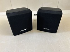 2 Bose Single Cube Speakers Acoustimass Lifestyle Mountable Satellite Surround