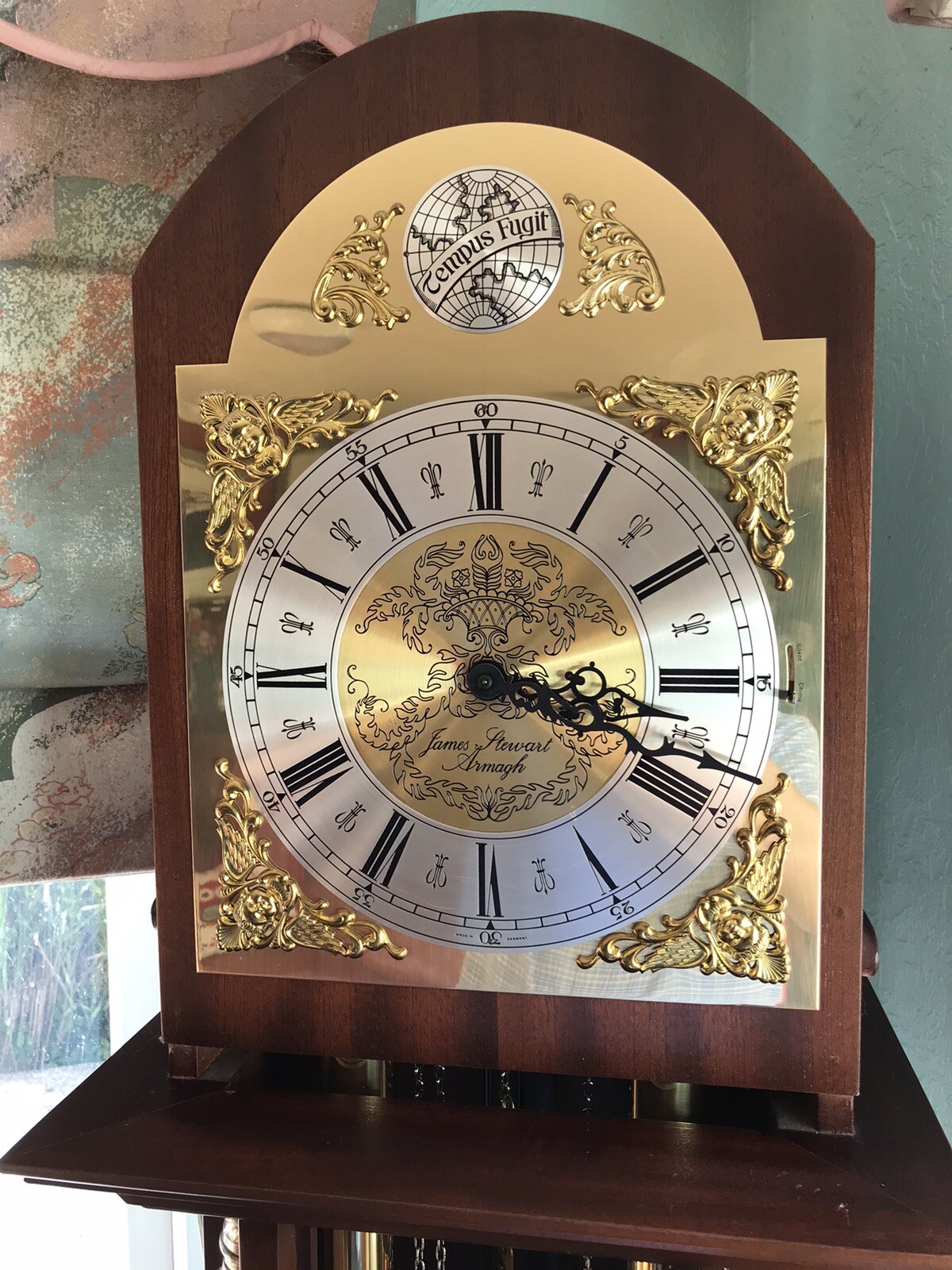 James Stewart (Armagh) Grandfather Long Case Clock 208cm H (top of