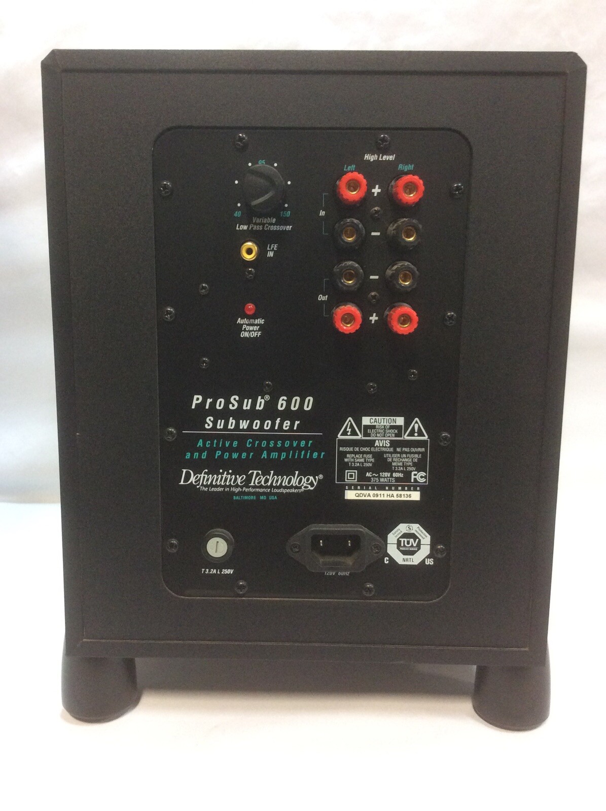 definitive technology 600 review