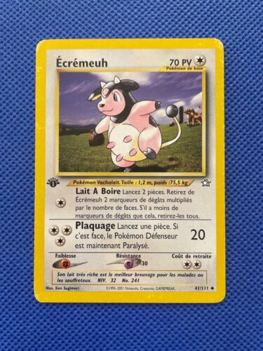 Carte Pokémon - ECREMEUH EDITION 1 41/111 - Photo 1/2