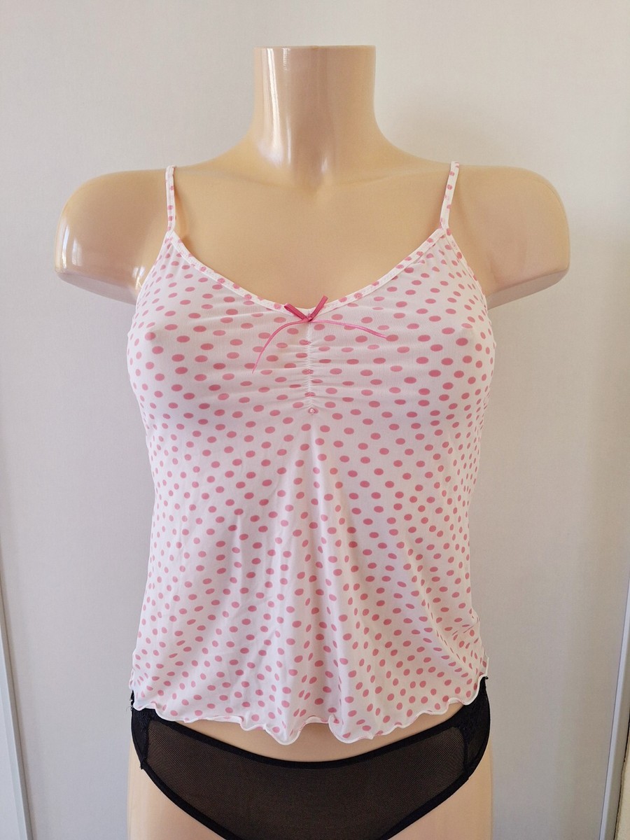 Caraco Lise Charmel Taille 2 – Modèle Look De Fille, Couleur Pois Cendre (Neuf)