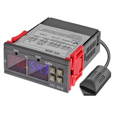 STC-3028 AC 110-220V Digital Temperature Humidity Measure Controller Sensor LED