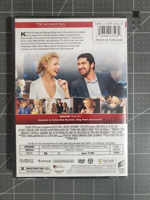 The Ugly Truth DVD 2009 Widescreen Gerard Butler Katherine Heigl