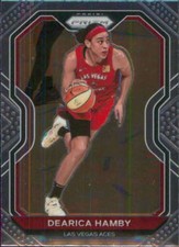 2021 Panini Prizm WNBA #43 Dearica Hamby Las Vegas Aces