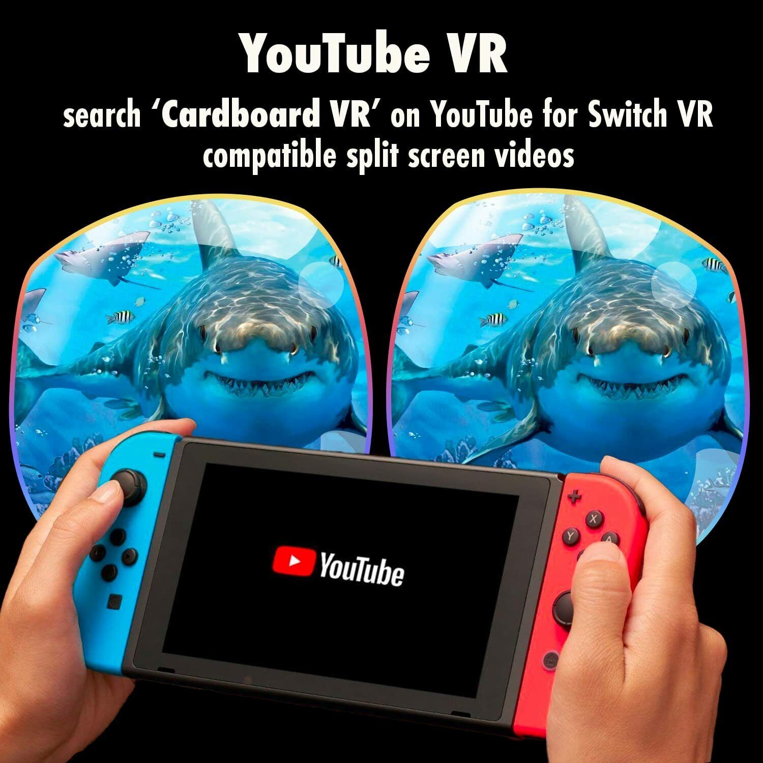  Switch VR Headset Compatible with Nintendo Switch & OLED,  Upgraded with Adjustable HD Lenses, Virtual Reality Glasses for Original Nintendo  Switch & Switch OLED Model, Switch VR Kit, Switch 3D Goggles 