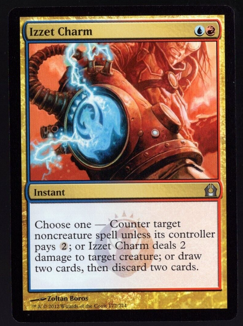 x4 Izzet Charm 172/274 Playset Non Foil Uncommon Return To Ravnica MTG Near Mint Condition