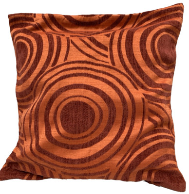 Luxus Kissenbezug Orange / Terrakotta Quadratisch Gewebt 