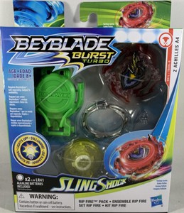 beyblade burst turbo slingshock starter pack z achilles a4