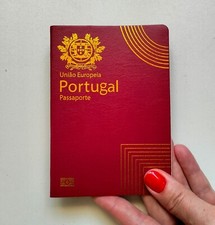 Portuguese passport notebook. Play passport replica. Expired passport cosplay.