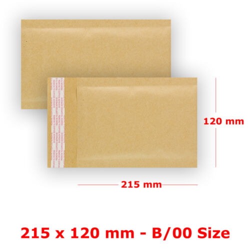 Branded S2 - B/00 Padded Bubble Gold Envelopes Manilla Mailer Cheapest