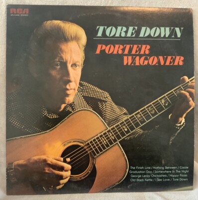 Porter Wagoner LP Country ''Tore Down'' 1974 RCA APL1-0496 