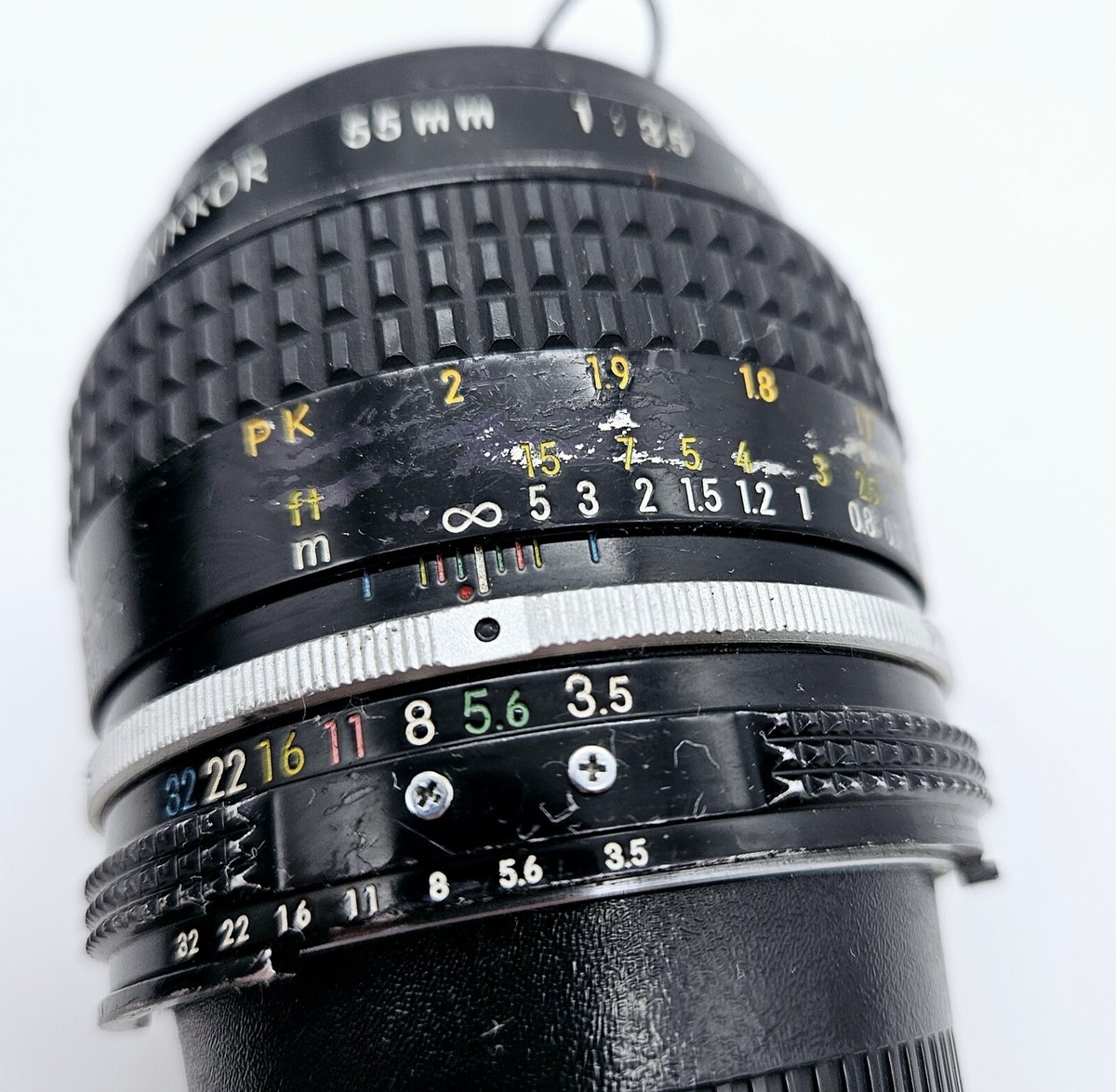 Nikon Micro Nikkor 55mm 1:3.5 Macro Manual Focus Lens Vintage | eBay