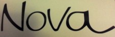 Nova Emblem Script Vinyl Decal Sticker 6 Wide X 1.8 Tall Many Colors Chevrolet