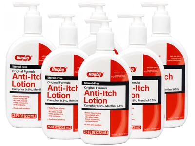 Rugby Original  Formula Anti-Itch Lotion for Dry Skin7.5 Fl Oz Pack of 6