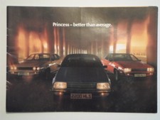 PRINCESS 2 RANGE orig 1979 1980 UK Mkt Brochure - British Leyland BL - 3398/A