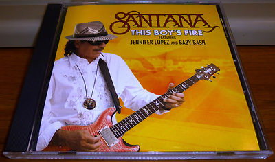 SANTANA This Boy's Fire JENNIFER LOPEZ & Baby Bash US PROMO Single CD