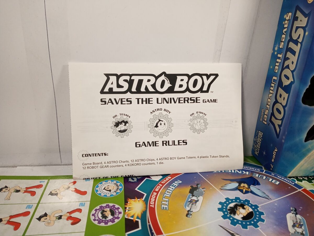 Astro Boy Saves The Universe Board Game Age 7+ 2-4 Players New Sealed