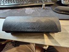 Prada Optical Case Eyeglass Black Hard Box Cloth Magnetic Original and Authentic