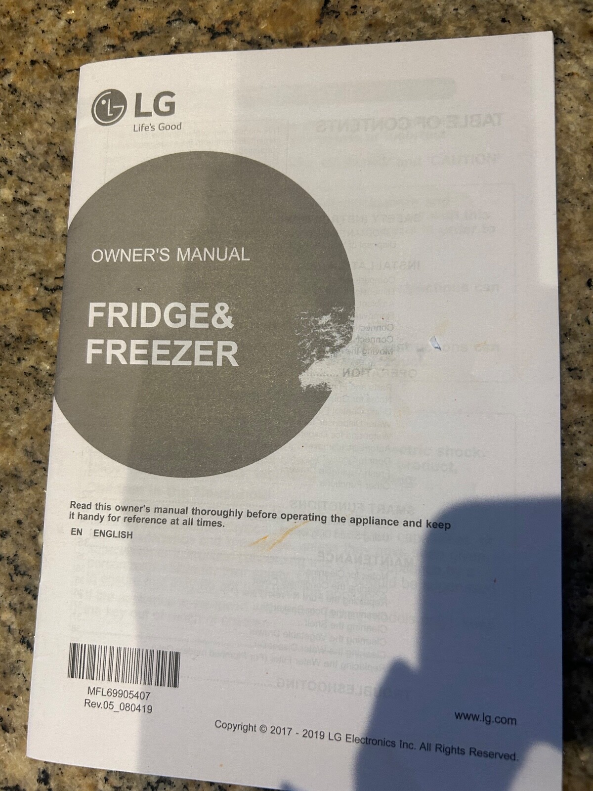 LG American Style Fridge Freezer, 601L, LG GSL961PZBV eBay