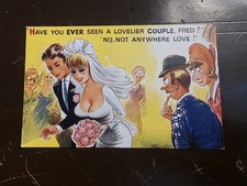 BAMFORTH COMIC POSTCARD 1966. HAVE YOU EVER SEEN A LOVELIER PAIR FRED