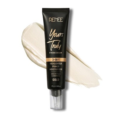 RENEE Yours Truly Strobe Cream Face 3 in 1 Highlighter Primer Moisturiser 30g