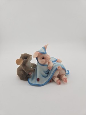 Charming Tails Mice Figurine Pigs In A Blanket Fitz & Floyd