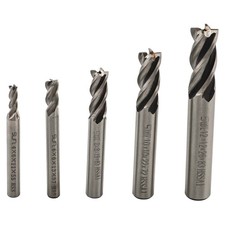 Schaftfr?ser Fr?ser 5 St??ck / Set Bohrer 4-12mm Hochgeschwindigkeitsstahl