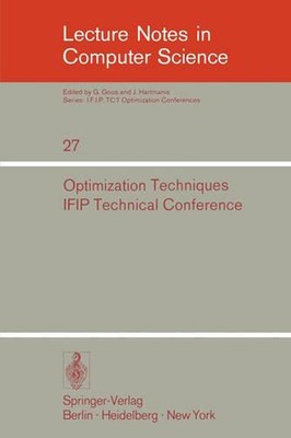 Optimization Techniques: IFIP Technical Conference, Novosibirsk, July 1-7, 1974 