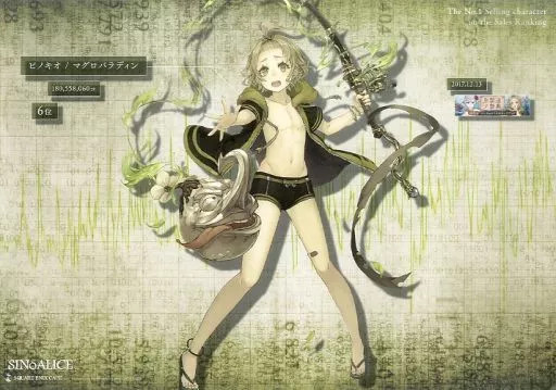 Mantel individual de papel Pinocho SINoALICE Collab 36x26 cm deber pagado o...