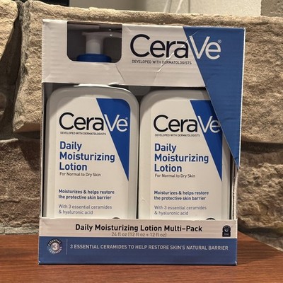 CeraVe Moisturising Lotion for Normal & Dry Skin 2-pack 12 fl oz Pump Bottle