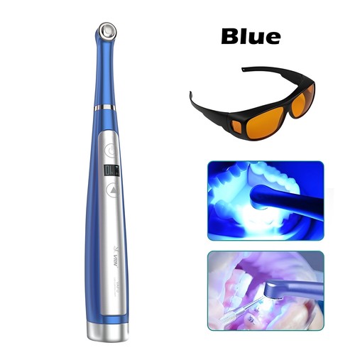 Luce polimerizzazione dentale lampada led cura 1 secondo 3200mw/cm² 3 modalità schermo OLED - Foto 22 di 34
