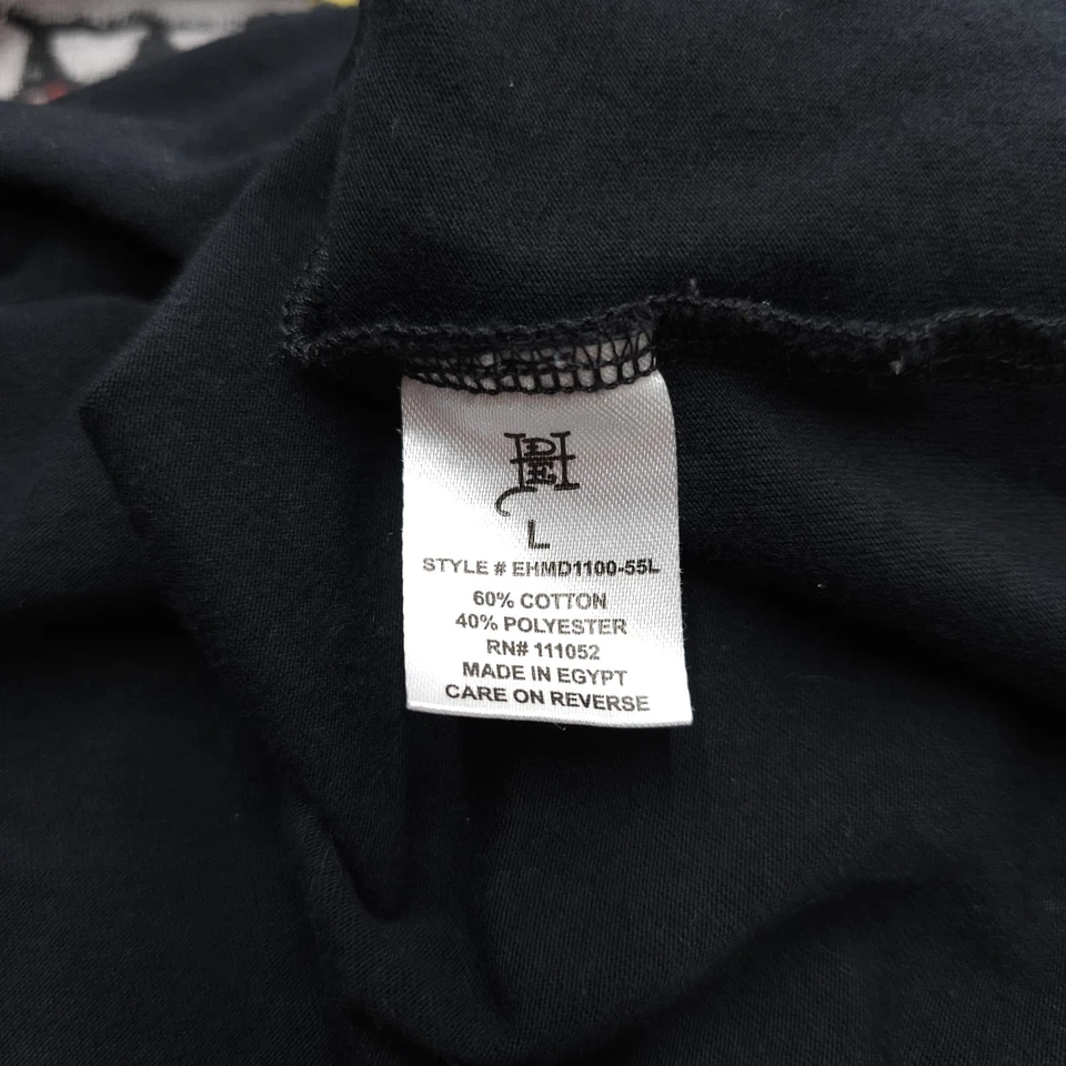 Рубашка мужская Ed Hardy размер Large черная с рисунком тигр  - Изображение 3 из 4