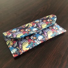 Handmade, Vegan Leather, Vinyl, Glasses Case, Anime, Studio Gibli, Stars, Cozy