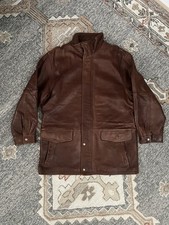 Men's Vintage Leather Jacket Brown
