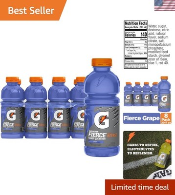 Refresh with Gatorade Thirst Quencher - 20 Fl Oz Bottles, Fierce Grape Flavor