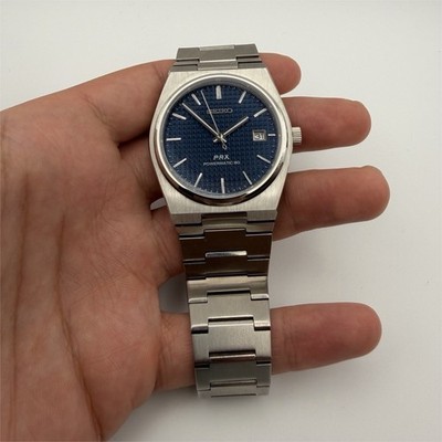 Seiko Mod PRX Style NH35 Automatic Japan Blue Dial Stainless Steel