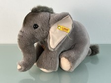 Steiff Animal 083242 Trampili Elephant 27cm Long x 21cm High. Excellent Cond...