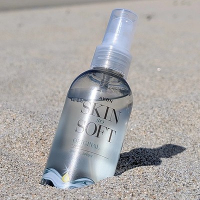 x2 Avon Skin So Soft Original Trockenöl Körperspray mit Jojoba, 250 ml Bonusgröße