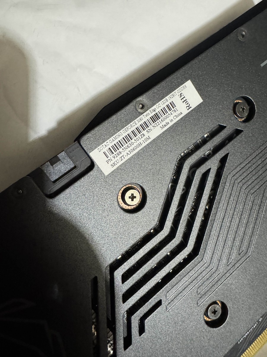 ZOTAC GeForce3060 twinedge OC 12GB ※ジャンク ZOTAC GAMING GeForce RTX 3060 Twin Edge OC 12GB GDDR6 Graphics